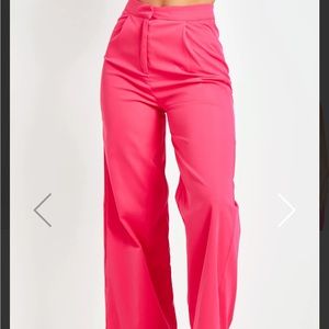 Pink trousers
